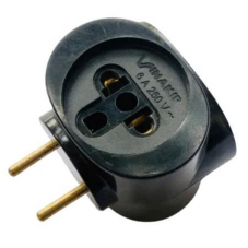 Đầu nối ổ cắm 3 ngả đa năng 6A 250V