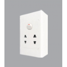 BỘ CÔNG TẮC Ổ CẮM ĐƠN Seri A20B12U1N  