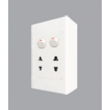  BỘ CÔNG TẮC Ổ CẮM ĐƠN Seri A20B12U2N
