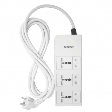 Ổ cắm di động 6 ổ cắm (đơn 2 chấu & đơn đa năng)
