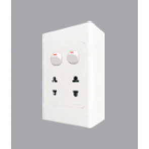  BỘ CÔNG TẮC Ổ CẮM ĐƠN Seri A20B12U2N