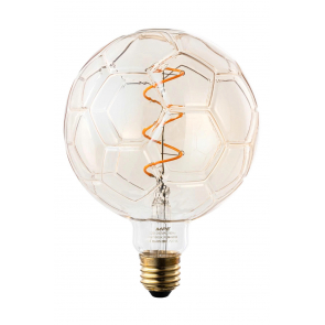 LED Bulb Filament hình trái banh thân đèn màu Amber 4W ánh sáng vàng FLM-5/FB