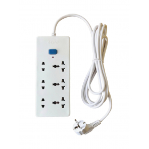 Ổ cắm di động 3 ổ cắm đa năng 3 ổ cắm 2 chấu mã AM6S