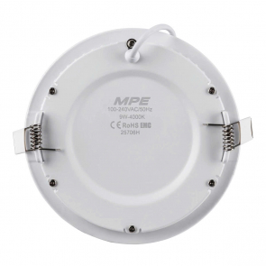 LED Panel âm trần nhôm mặt tròn 9W ánh sáng trung tính RPL-9N