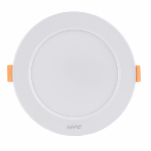LED Downlight âm trần nhôm viền trắng 9W ánh sáng trắng DLT2-9T