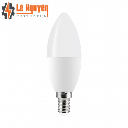 LED Nến thân nhựa 7W ánh sáng vàng LCD-7V