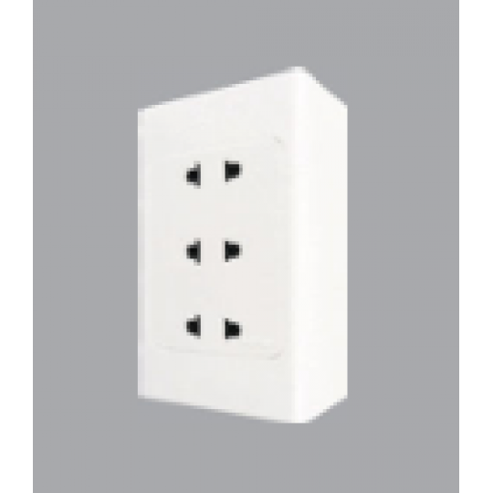 BỘ CÔNG TẮC Ổ CẮM ĐƠN Seri A20B13U 