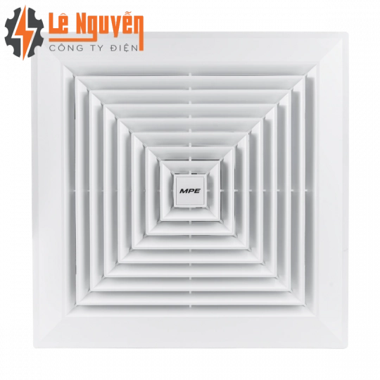 Quạt hút âm trần mô tơ bạc đạn, mặt vuông, đục lỗ trần 480mm mã AFC2-600