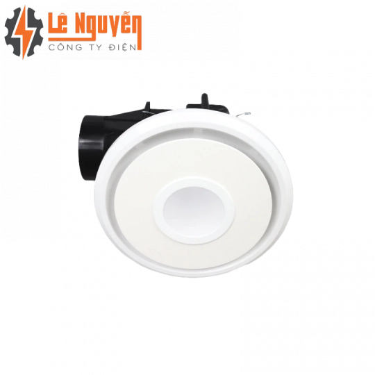 Quạt hút ốp trần Ceiling mặt tròn, kết hợp đèn DLC-6/3C mã AFCL-130R6