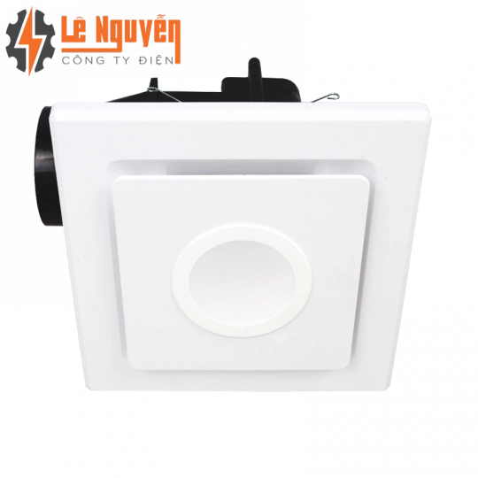 Quạt hút ốp trần Ceiling mặt vuông, kết hợp đèn DLC-9/3C mã AFCL-130S9