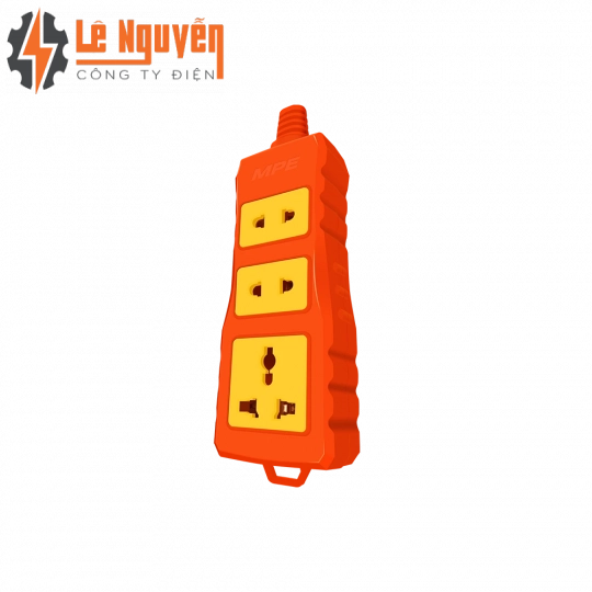 Ổ cắm di động siêu tải 1 ổ cắm đa năng 2 ổ cắm 2 chấu mã AMHP-3S