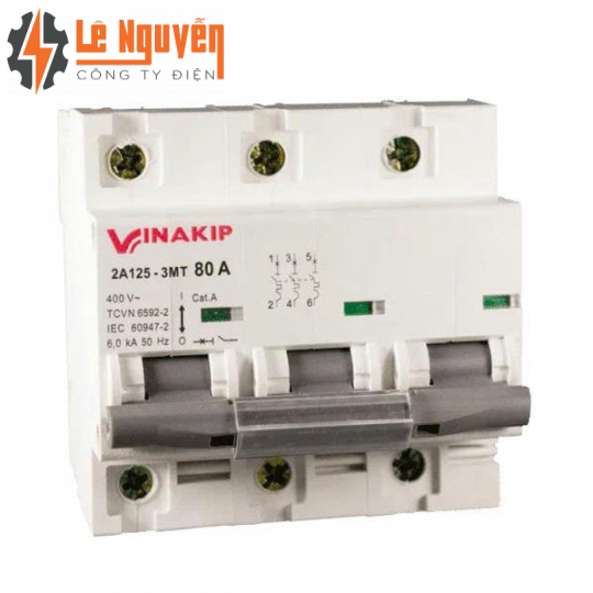 APTOMAT 2A125 NHÃN HIỆU VINAKIP