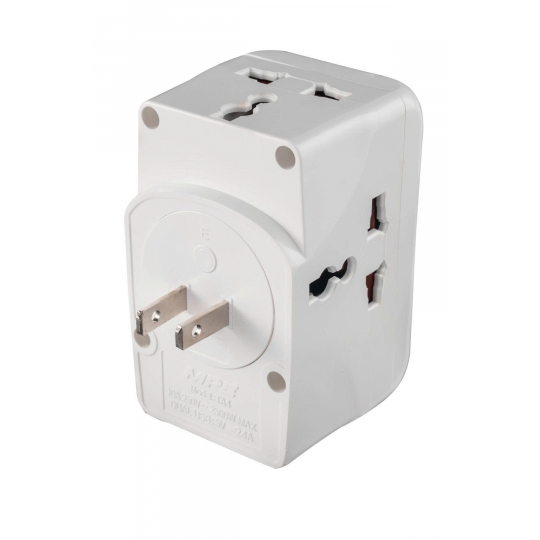 Ổ cắm du lịch đa năng, Tích hợp 2 cổng USB mã TA4
