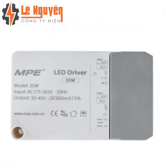 LED Downlight âm trần Chiếu điểm, Điều chỉnh hướng sáng 35W ánh sáng trắng DLA-35T