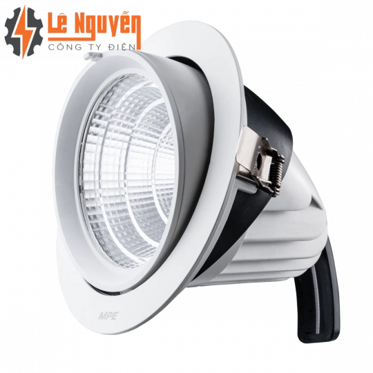 LED Downlight âm trần Chiếu điểm, Điều chỉnh hướng sáng 50W ánh sáng vàng DLA-50V