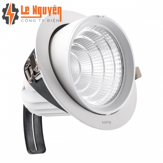 LED Downlight âm trần Chiếu điểm, Điều chỉnh hướng sáng 50W ánh sáng trắng DLA-50T