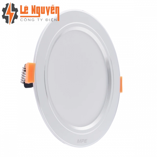 LED Downlight âm trần nhôm, viền bạc 5W ánh sáng trung tính DLB2-5N