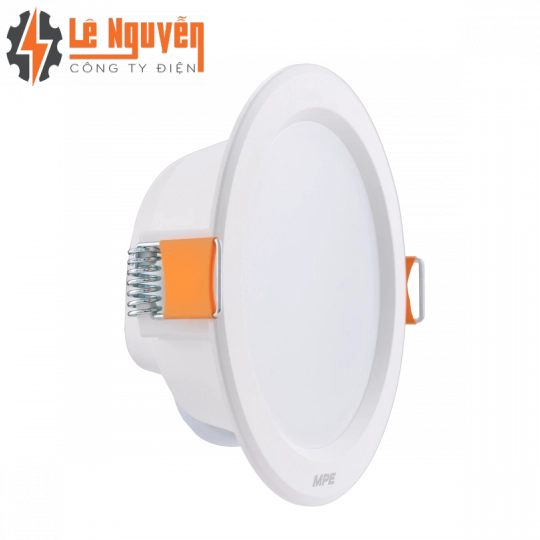 LED Downlight âm trần nhựa 6W ánh sáng trắng DLEL-6T