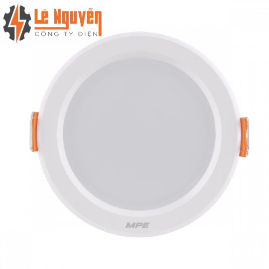 LED Downlight âm trần nhựa 9W - 3 chế độ màu DLEL-9/3C