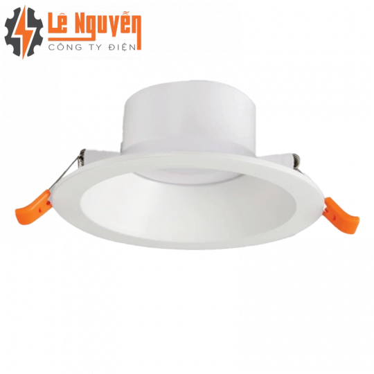 LED Downlight âm trần nhôm 7W ánh sáng vàng DLF-7V