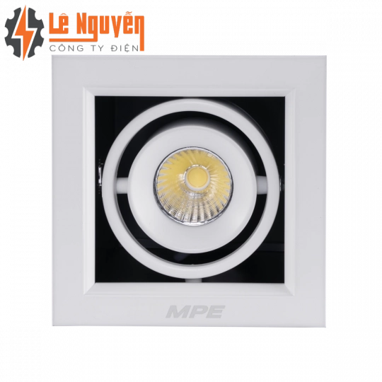 LED Downlight âm trần Chiếu điểm 1 đèn 7W ánh sáng trung tính DLS-107N