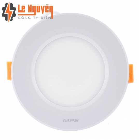 LED Downlight âm trần nhôm, viền trắng 7W - 3 chế độ màu DLT2-7/3C