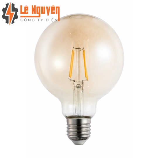 LED Bulb Filament 4W ánh sáng vàng FLM-4/G95