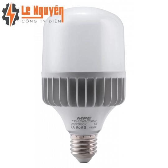 LED Bulb thân nhôm 20W ánh sáng vàng LB-20V