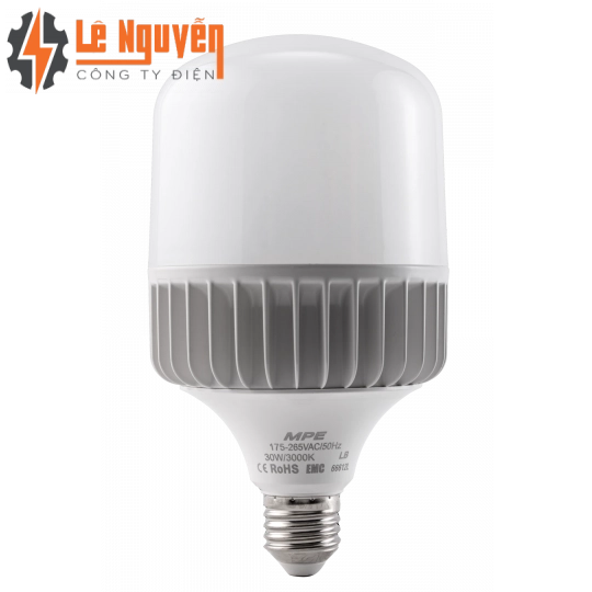 LED Bulb thân nhôm 30W ánh sáng vàng LB-30V
