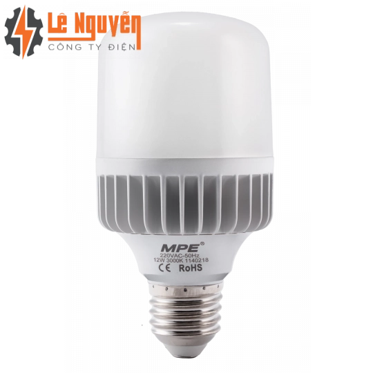 LED Bulb thân nhôm 12W ánh sáng vàng LBA-12V