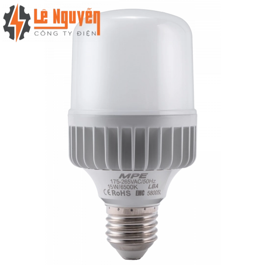 LED Bulb thân nhôm 15W ánh sáng trắng LBA-15T