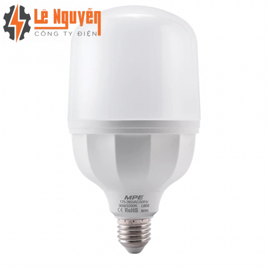 LED Bulb thân nhựa 30W ánh sáng vàng LBD2-30V