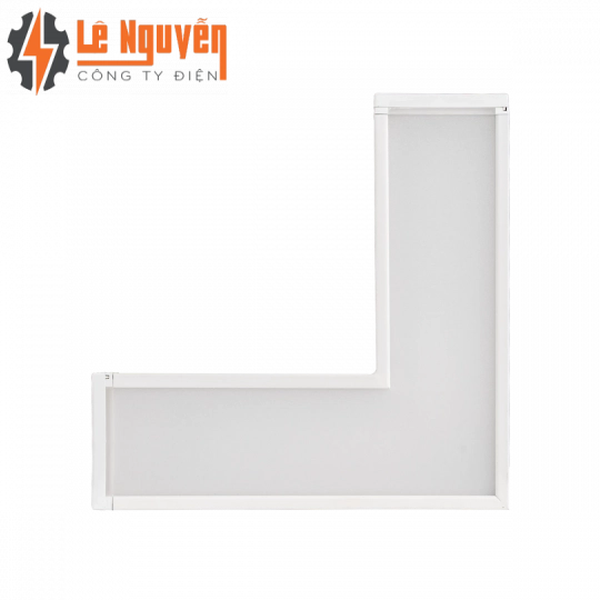 Phụ kiện thanh nối L thân màu trắng có đèn 8W ánh sáng trắng dùng cho Seri LNC mã LLW-8T