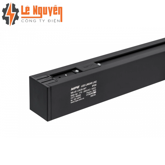 LED thanh điểm nối có đèn thân đen 38W ánh sáng trung tính LNCB-38N