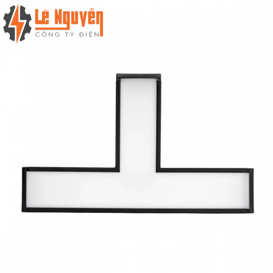 Phụ kiện thanh nối T thân màu đen có đèn 12W ánh sáng trung tính dùng cho Seri LNC mã LTB-12N