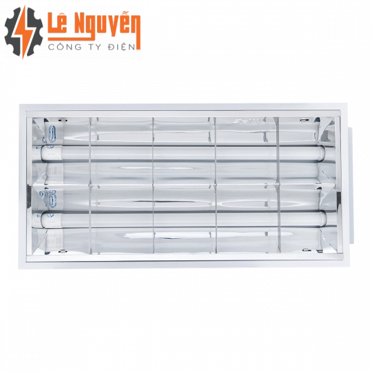 Bộ máng xương cá LED Tube thuỷ tinh 2 bóng 0.6m ánh sáng trắng MATL-210T