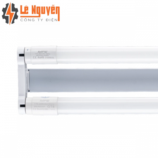 Bộ máng LED Tube thuỷ tinh 2x18W 1.2m ánh sáng vàng MGT-220V