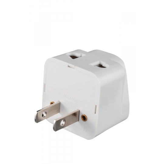 Ổ cắm du lịch, chân cắm dẹp - tròn mã AD1