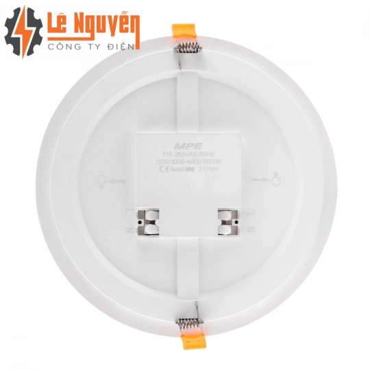 LED Panel âm trần nhựa mặt tròn 18W - 3 chế độ màu RPE-18/3C