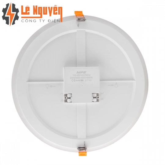 LED Panel âm trần nhựa mặt tròn 24W - 3 chế độ màu RPE-24/3C