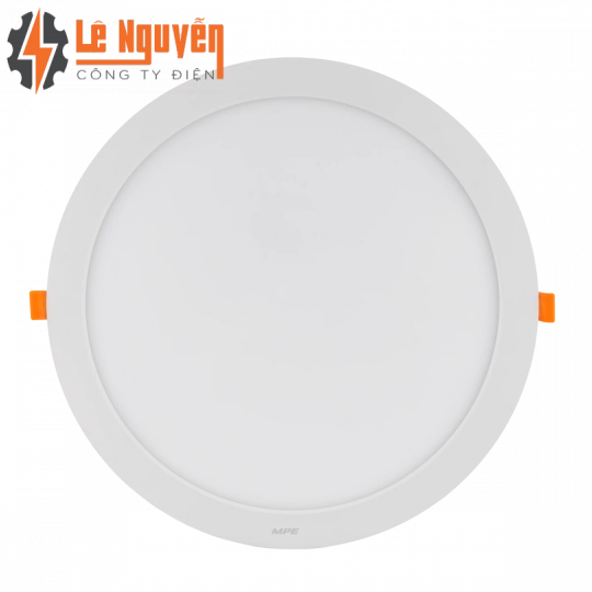 LED Panel âm trần nhựa mặt tròn 24W ánh sáng trắng RPE-24T