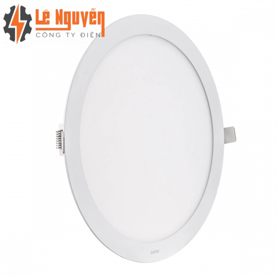 LED Panel âm trần nhôm mặt tròn 24W - 3 chế độ màu RPL-24/3C