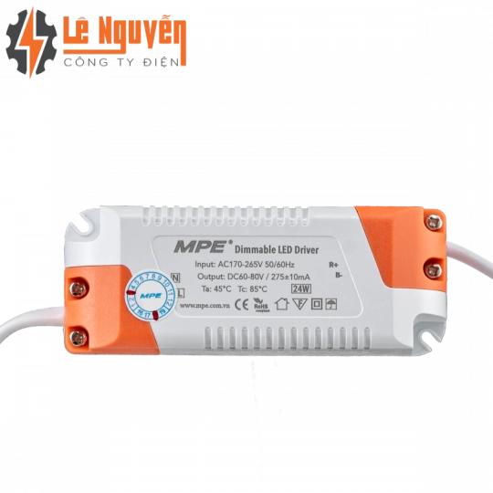 LED Panel âm trần nhôm, mặt tròn, điều chỉnh độ sáng 24W ánh sáng trắng RPL-24T/DIM