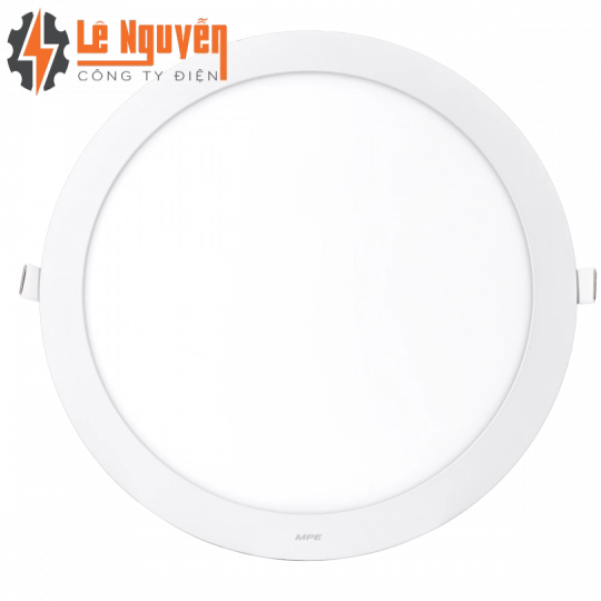 LED Panel âm trần nhôm mặt tròn 24W ánh sáng vàng RPL-24V