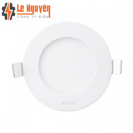 LED Panel âm trần nhôm, mặt tròn, điều chỉnh độ sáng 6W ánh sáng vàng RPL-6V/DIM