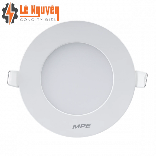 LED Panel âm trần nhựa mặt tròn 7W ánh sáng vàng RPL3-7V