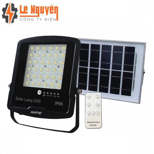 LED pha năng lượng mặt trời 200W ánh sáng vàng SFLD-200V