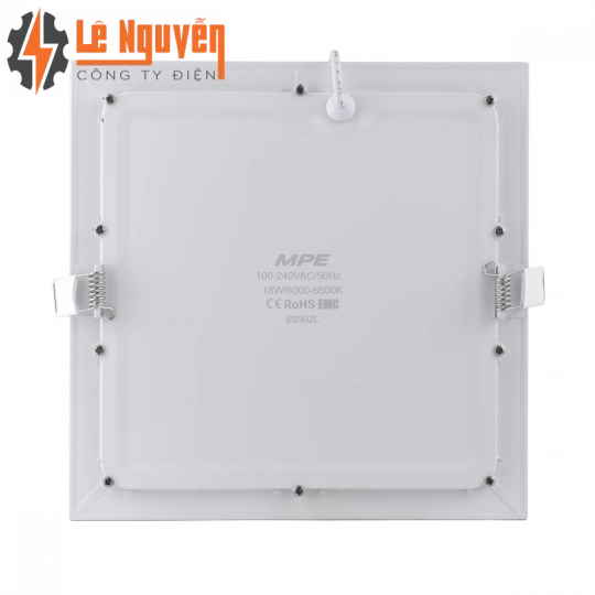 LED Panel âm trần nhôm mặt vuông 18W ánh sáng vàng SPL-18V