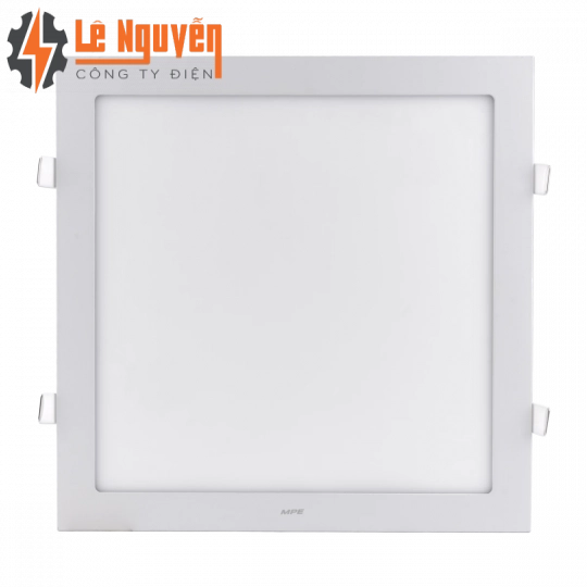 LED Panel âm trần nhôm mặt vuông 24W ánh sáng vàng SPL-24V