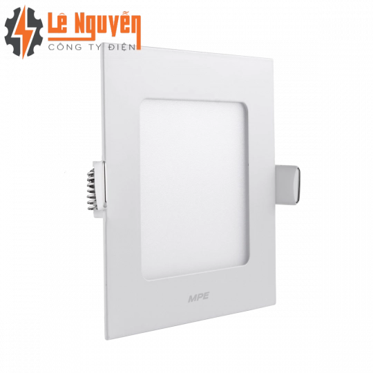 LED Panel âm trần nhôm, mặt vuông, điều chỉnh độ sáng 9W ánh sáng vàng SPL-9V/DIM